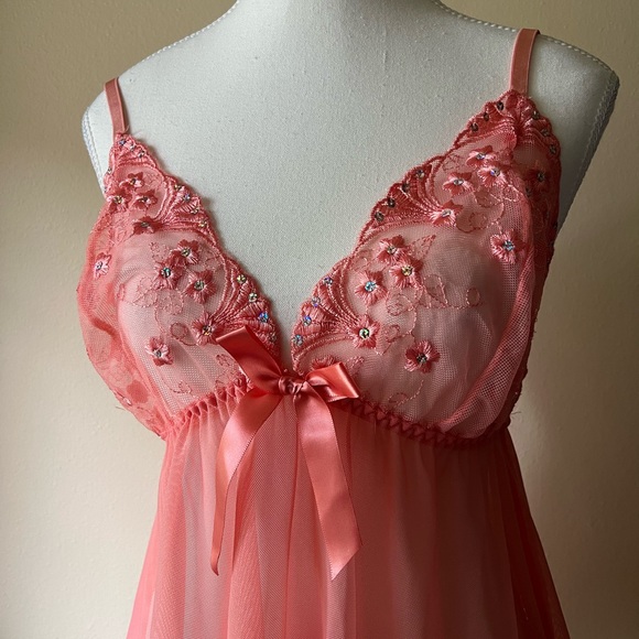 vintage babydoll lingerie dress - Picture 3 of 9